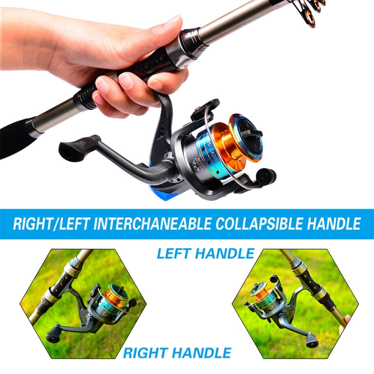 Long-throw Fishing Rod Fishing Reel Fishing Bag Bait Accessories Set