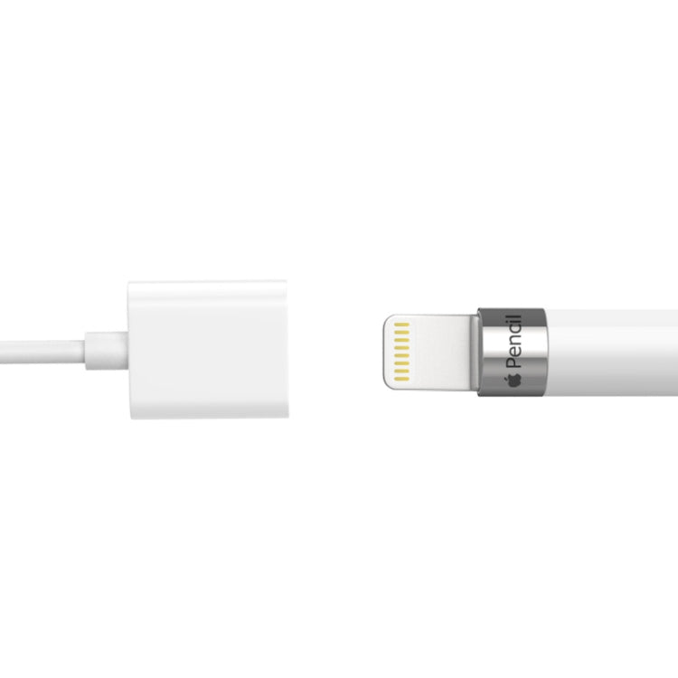 1m Stylus Charging Cable For Apple Pencil 1(White)