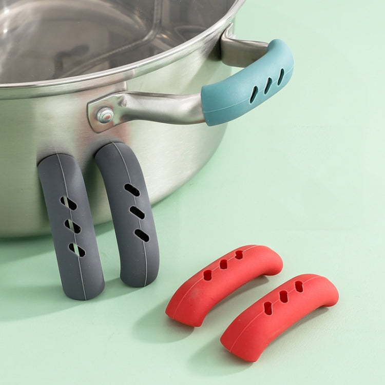 5 Pair Silicone Pot Handle Insulation Cover Iron Pot Handle Cover
