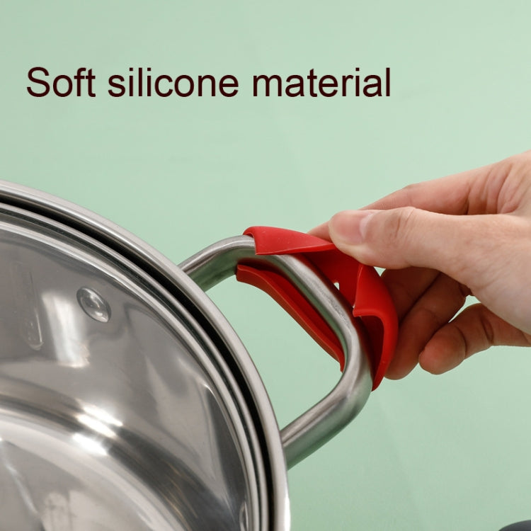 5 Pair Silicone Pot Handle Insulation Cover Iron Pot Handle Cover