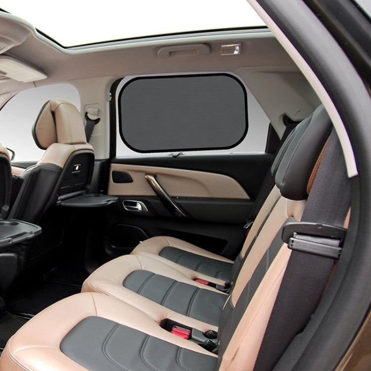 Non-Porous Suction Cup Car Mesh Sunshade(Black Rear Block+Black Side Block x 4)