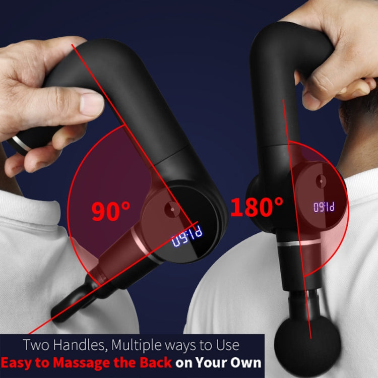 JM09  25-speed Rechargeable Fascia Massager  Muscle Relaxer(Black)