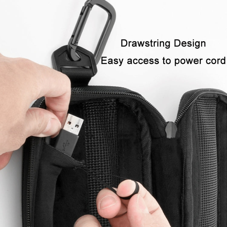 Bluetooth Speaker Mesh EVA Storage Bag for Bose SoundLink Flex(Black)