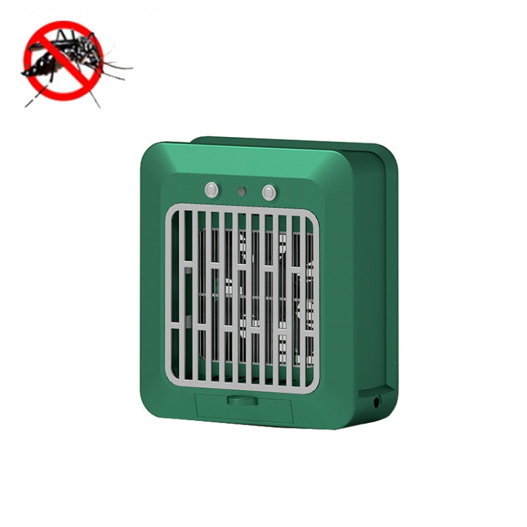 Violet Electric Mosquito Killer Lamp Indoor USB Inhalation Physical Mosquito Trap(Green)