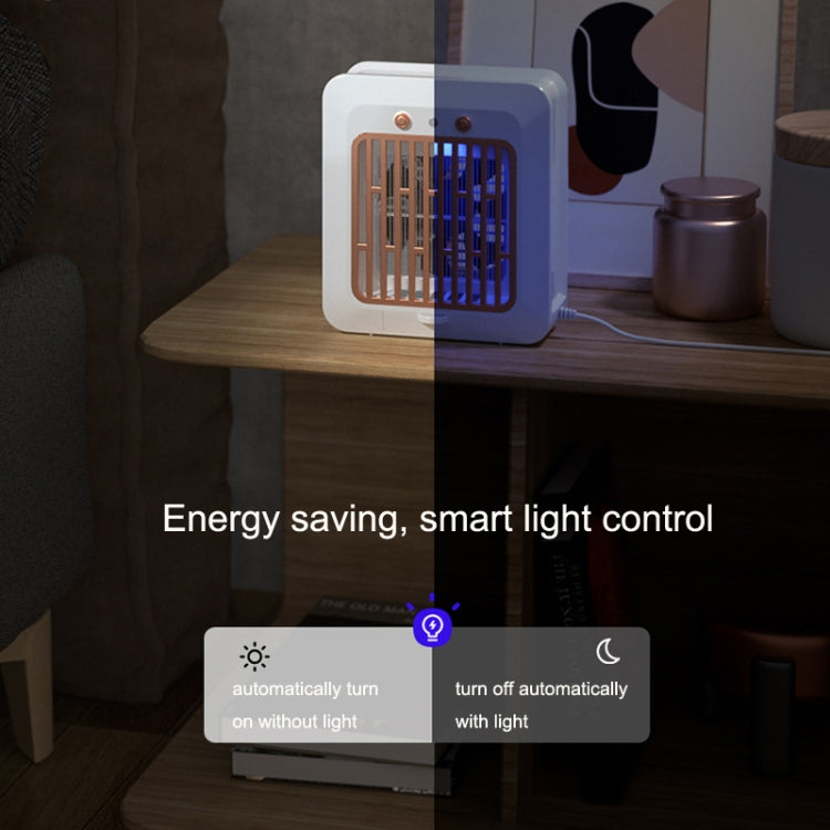 Violet Electric Mosquito Killer Lamp Indoor USB Inhalation Physical Mosquito Trap(Green)