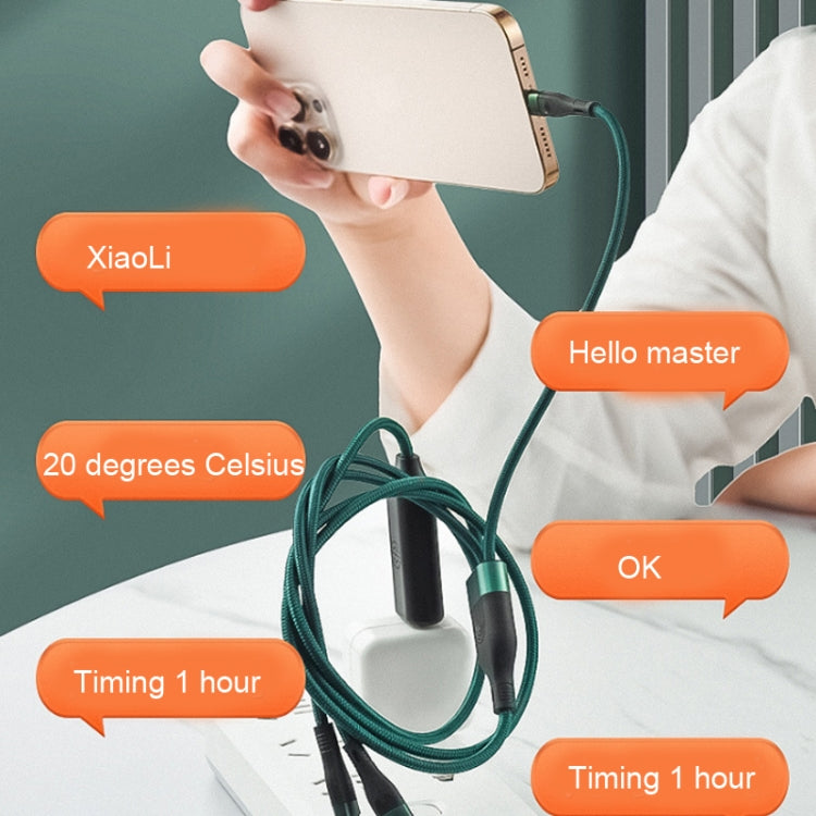 Data Cable Intelligent Voice Universal Remote Control Supports Fast Charging, Model: One to Three