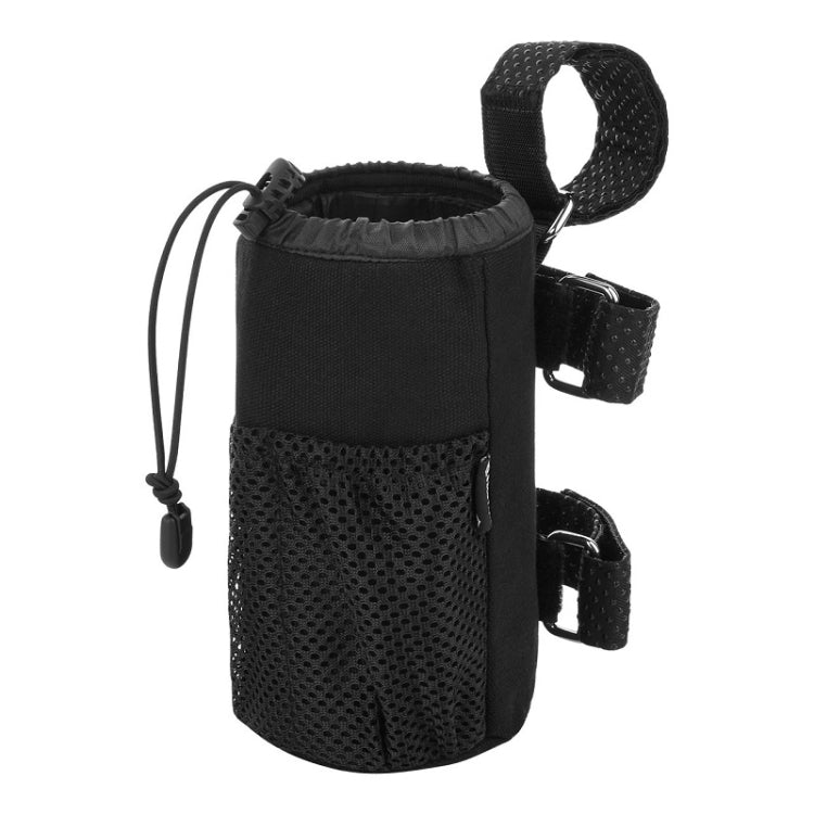 Bicycle Cup Holder Bike Universal Speaker Storage Bag(Black)
