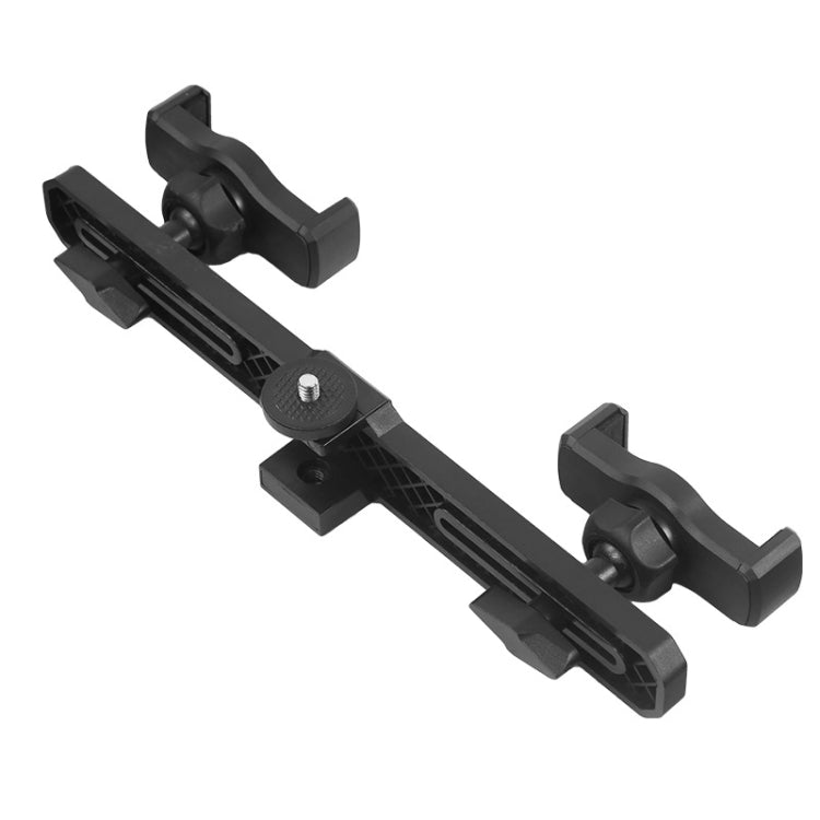 Universal Removable Rotating Live Dual-Camera Bracket, Spec: Dual Phone Clip