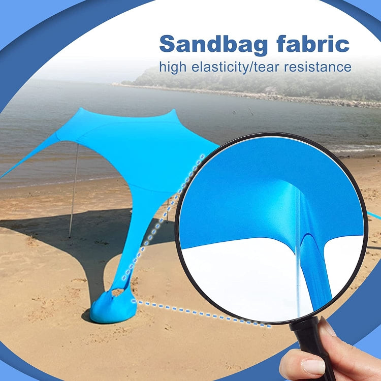 Outdoor Beach Lycra Canopy Camping Tent Sunshade Fishing Tent, Size: 300x300x200cm