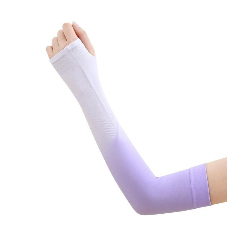 1 Pairs Summer Ladies Gradient Ice Silk Sleeve