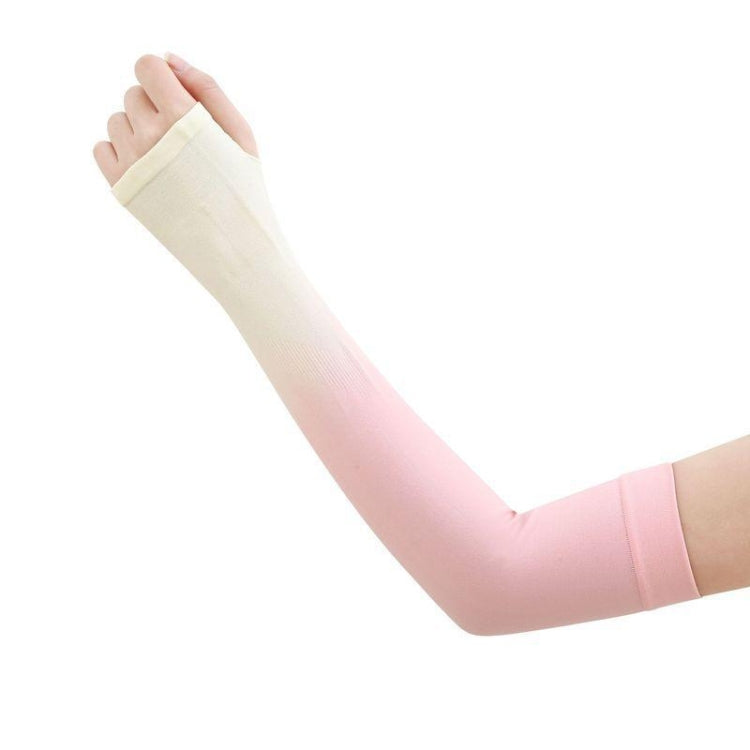1 Pairs Summer Ladies Gradient Ice Silk Sleeve