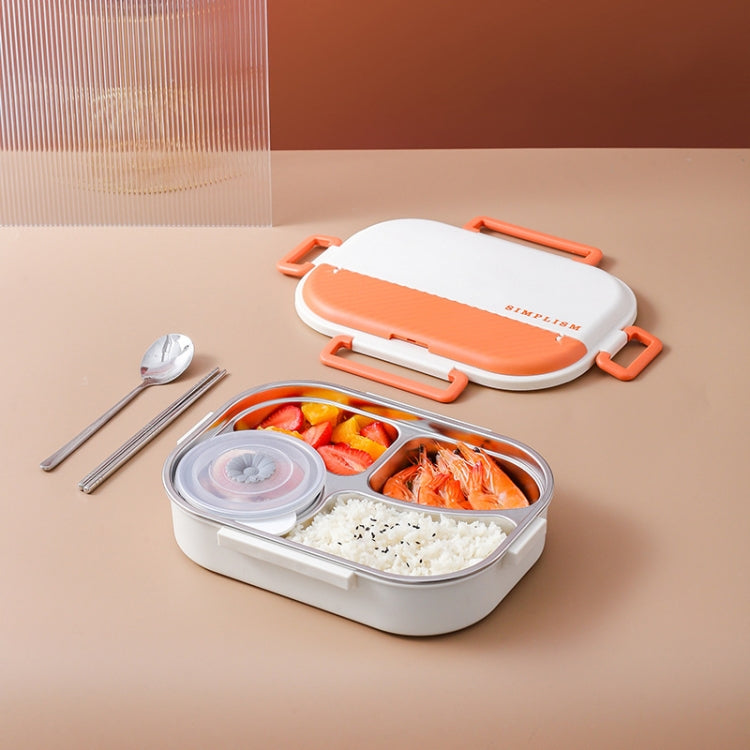 Stainless Steel Portable Compartment Insulated Lunch Box
