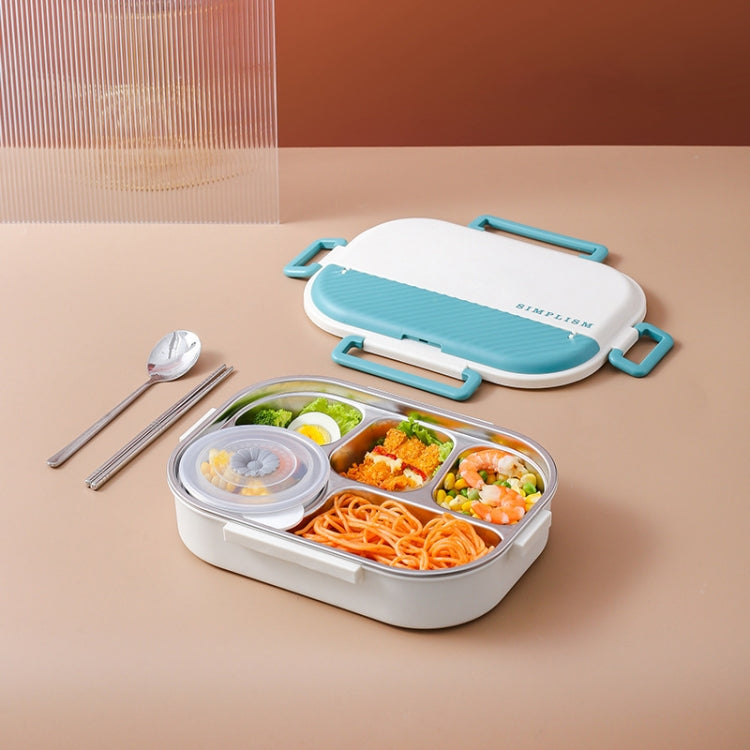 Stainless Steel Portable Compartment Insulated Lunch Box