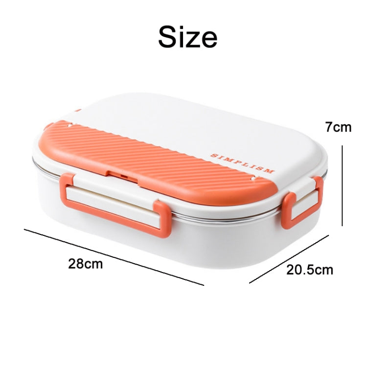 Stainless Steel Portable Compartment Insulated Lunch Box