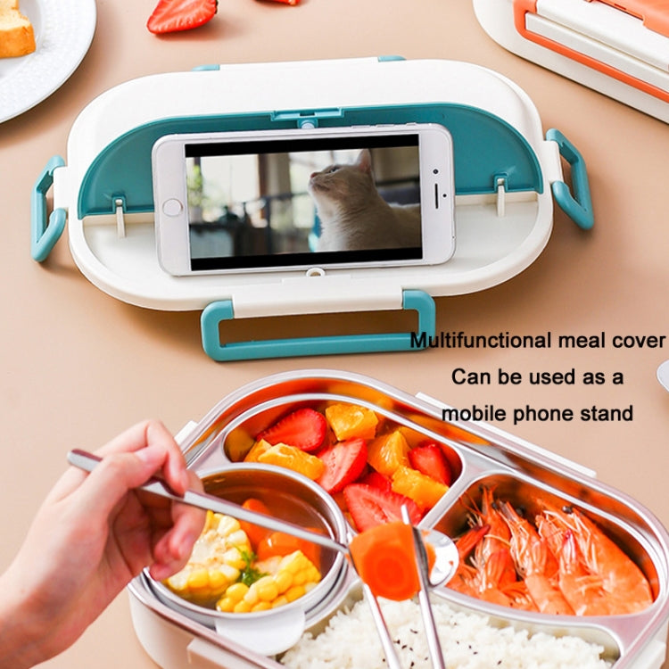 Stainless Steel Portable Compartment Insulated Lunch Box