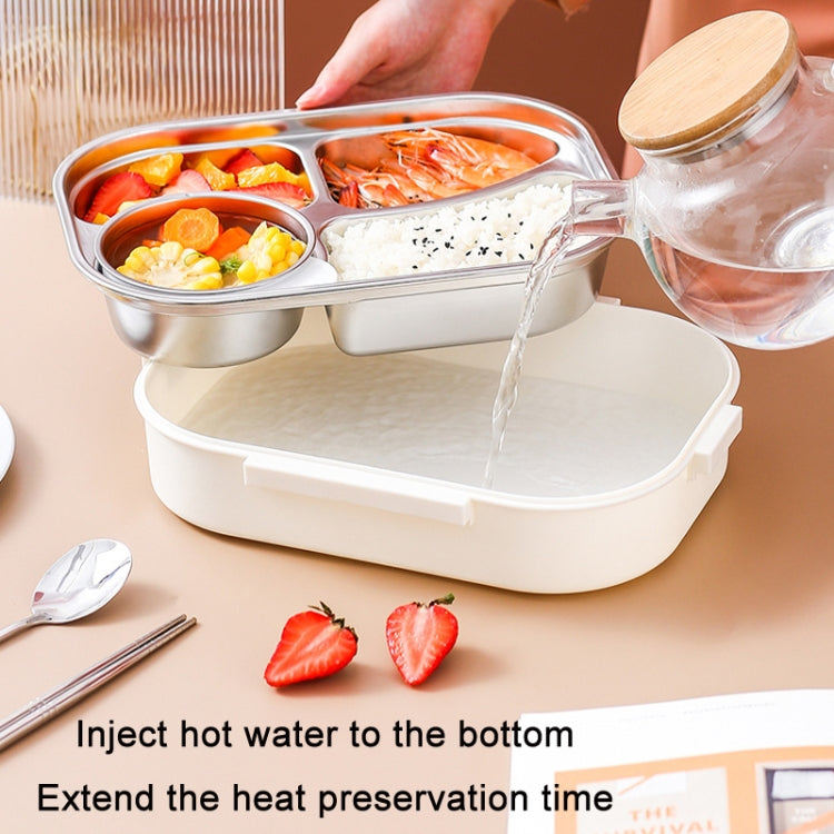 Stainless Steel Portable Compartment Insulated Lunch Box