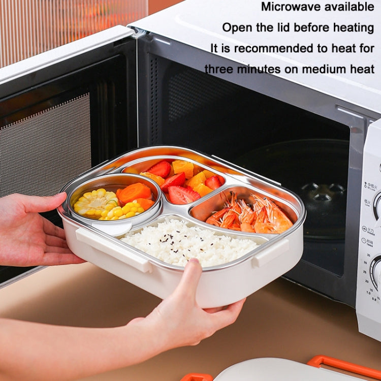 Stainless Steel Portable Compartment Insulated Lunch Box