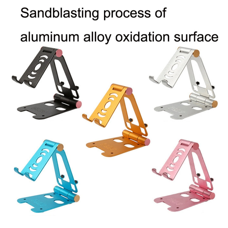 XY-02 Folding Live Aluminum Alloy Desktop Tablet Computer Mobile Phone Bracket