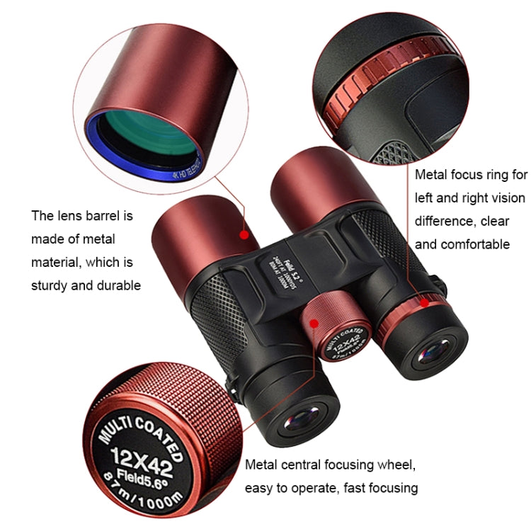 1242J 12X Outdoor Handheld Night Vision Binoculars