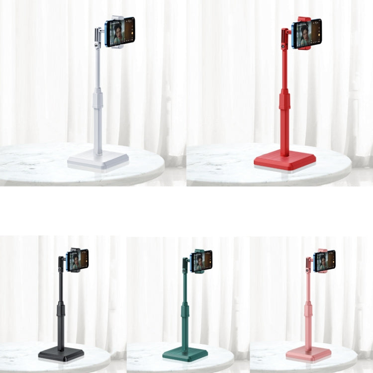 2 PCS Desktop Mobile Phone Live Broadcast Bracket Online Class Telescopic Floor Stand