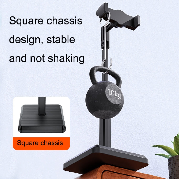 2 PCS Desktop Mobile Phone Live Broadcast Bracket Online Class Telescopic Floor Stand