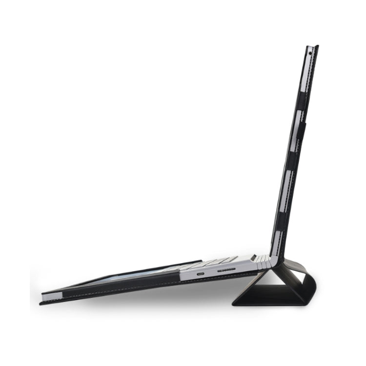 15 Inch Computer Case With Keyboard Stand For Surface Book 2/3(Black)