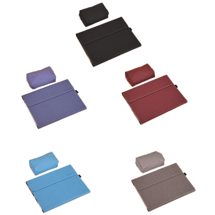 All-Inclusive Drop Case For Microsoft Surface Pro 8, Color: TPU Soft Shell Light Blue With Power Pack