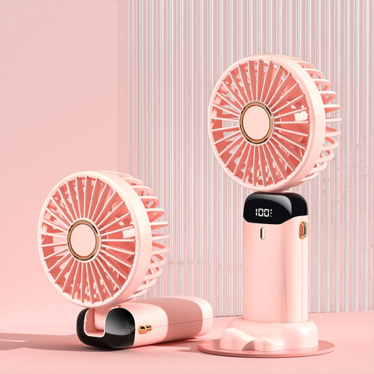 USB Handheld Digital Display Folding Aromatherapy Fan, Battery Capacity: 5000mAh