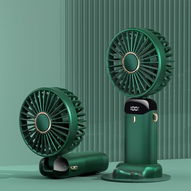 USB Handheld Digital Display Folding Aromatherapy Fan, Battery Capacity: 5000mAh