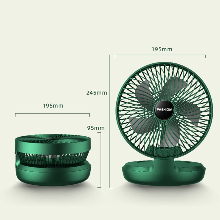Folding Office Desktop Household Portable Small Fan, Size: 8 inch