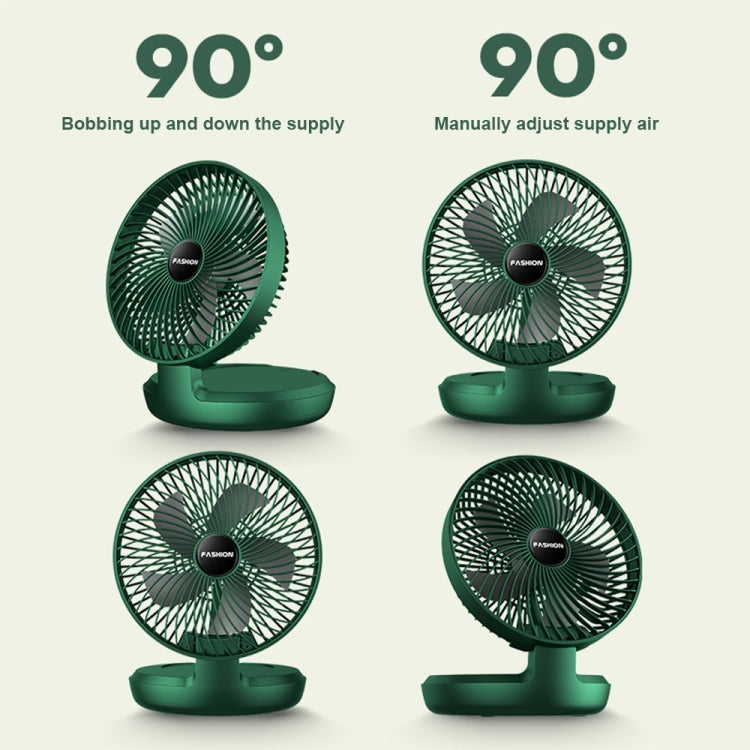 Folding Office Desktop Household Portable Small Fan, Size: 8 inch