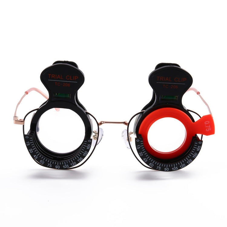 2 PCS/Set Monocular Glasses Adjustable Optometry Trial Frame Wearable Clip With Balancer