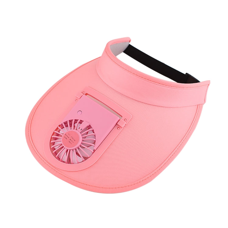 USB Rechargeable Fan Hat Summer Sunshade Large Brim Empty Top Sun Hat