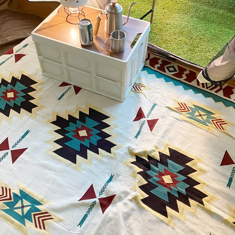 Outdoor Retro Camping Blanket Tent Camping Mat, Size: 90x90cm