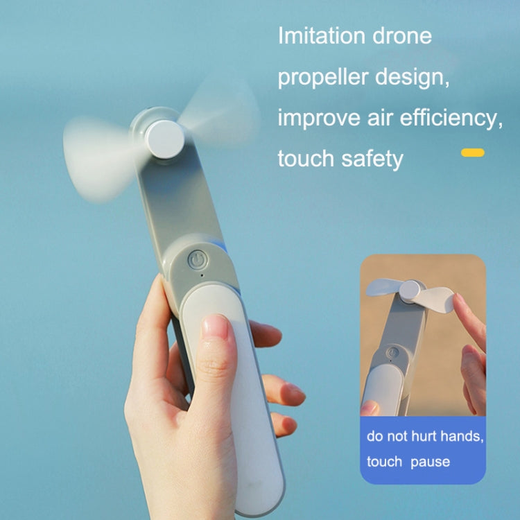 Outdoor Dormitory Students Portable Large Wind Silent Folding USB Fan