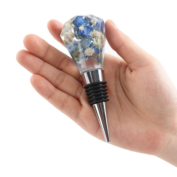 DIY Crystal Epoxy Resin Red Wine Stopper Silicone Mold,Style: Five Molds