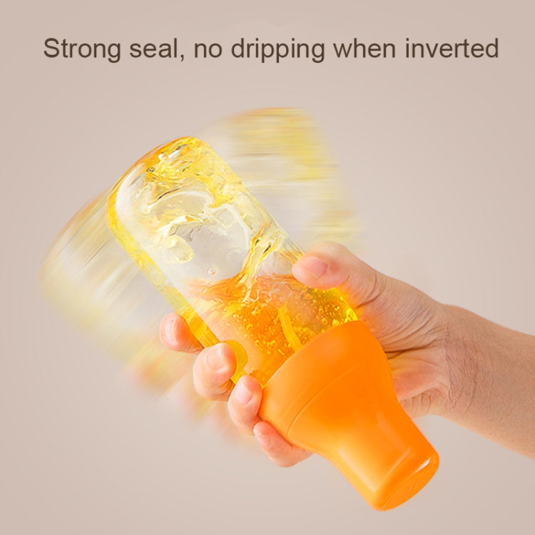 Atomized Borosilicate Glass Oil Bottle, Capacity: 125ml (Orange)