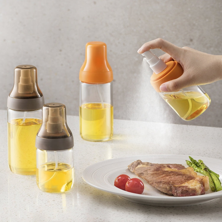 Atomized Borosilicate Glass Oil Bottle, Capacity: 125ml (Gray Brown)