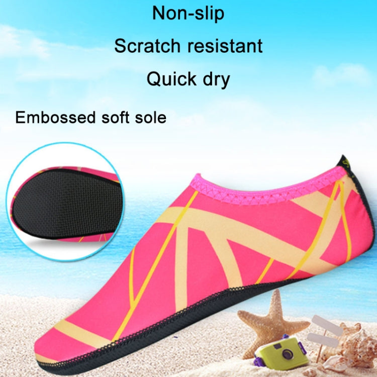 2 Pairs Outdoor Snorkeling Non-Slip Soft Bottom Beach Diving Socks, Size: