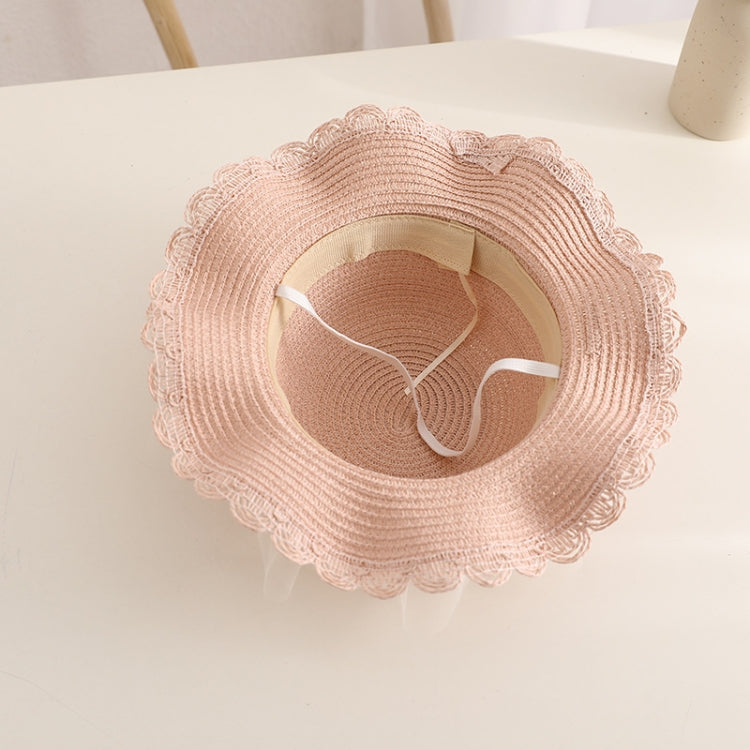 Parent-child Princess Style Beach Hat Straw Hat