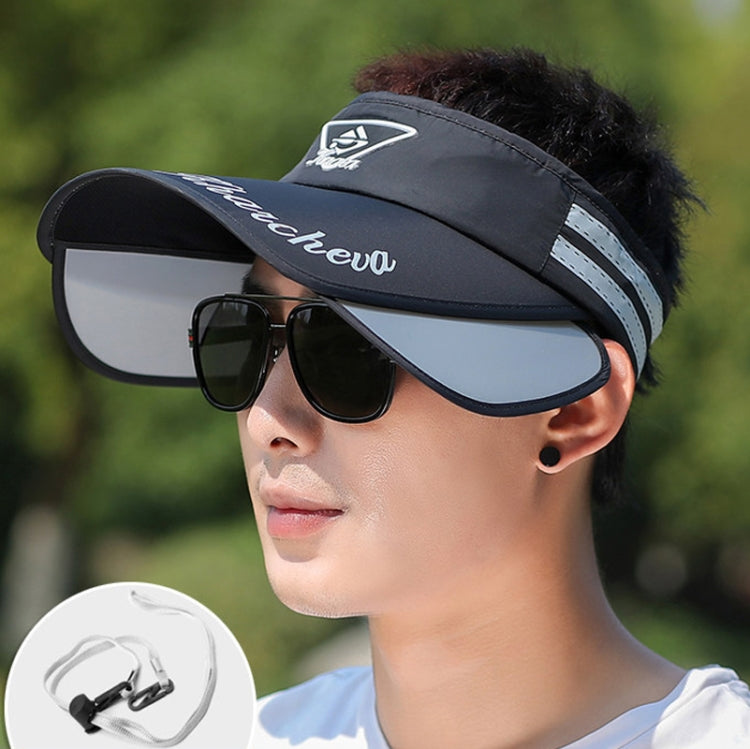 Unisex Summer Breathable Big Brim Sunscreeen Hat, Size: 55-60cm