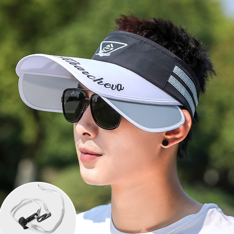 Unisex Summer Breathable Big Brim Sunscreeen Hat, Size: 55-60cm