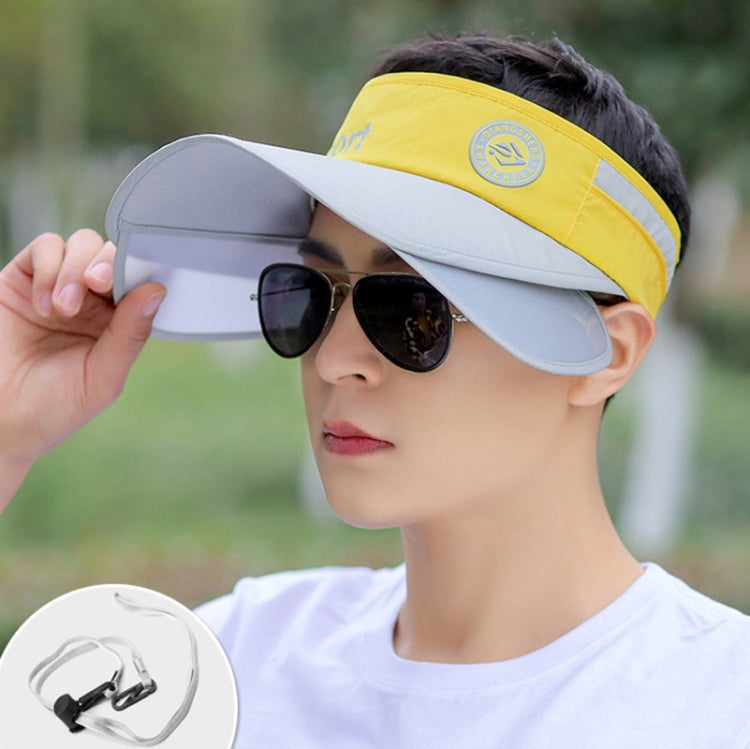 Unisex Summer Breathable Big Brim Sunscreeen Hat, Size: 55-60cm