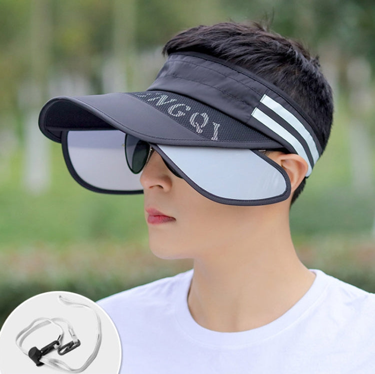 Unisex Summer Breathable Big Brim Sunscreeen Hat, Size: 55-60cm