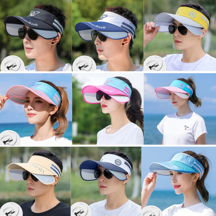 Unisex Summer Breathable Big Brim Sunscreeen Hat, Size: 55-60cm