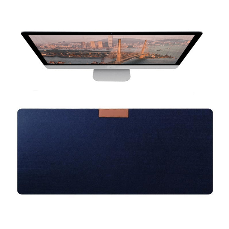 2PCS Felt Keyboard Mouse Pad Desk Pad, Specification: 300 Ã— 700 Ã— 2mm