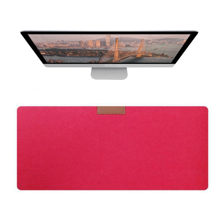 2PCS Felt Keyboard Mouse Pad Desk Pad, Specification: 300 Ã— 700 Ã— 2mm