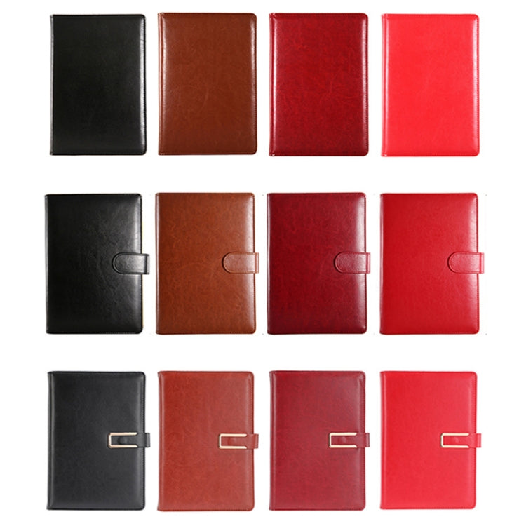 WZJZ0101 PU Leather Thickened Notebook, Specification: A5