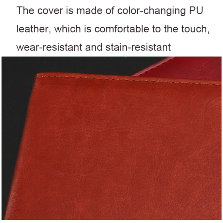 WZJZ0101 PU Leather Thickened Notebook, Specification: A5