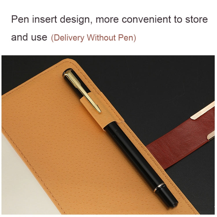 WZJZ0101 PU Leather Thickened Notebook, Specification: A5